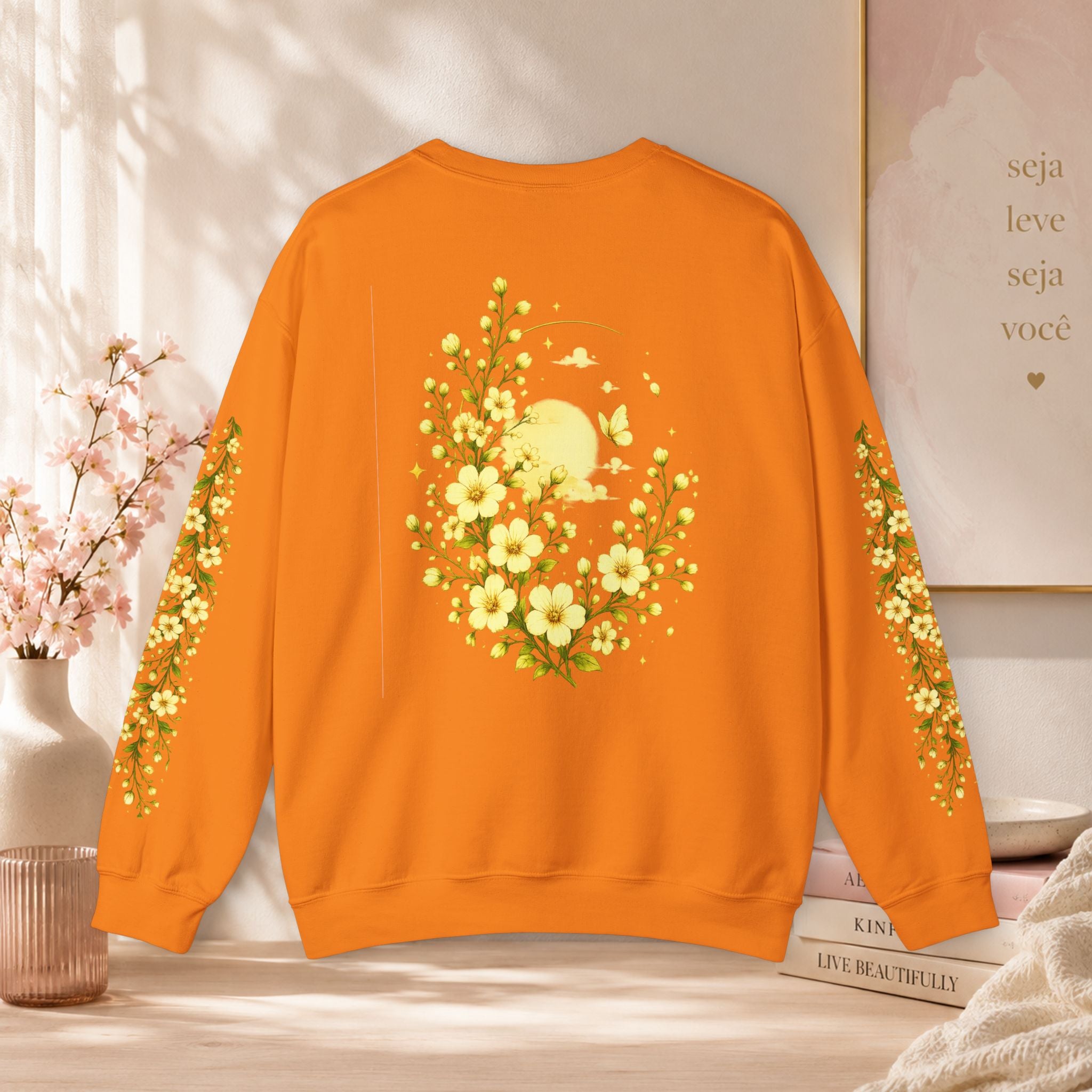 Sweatshirt Woman, coleção Floral, estampa floral