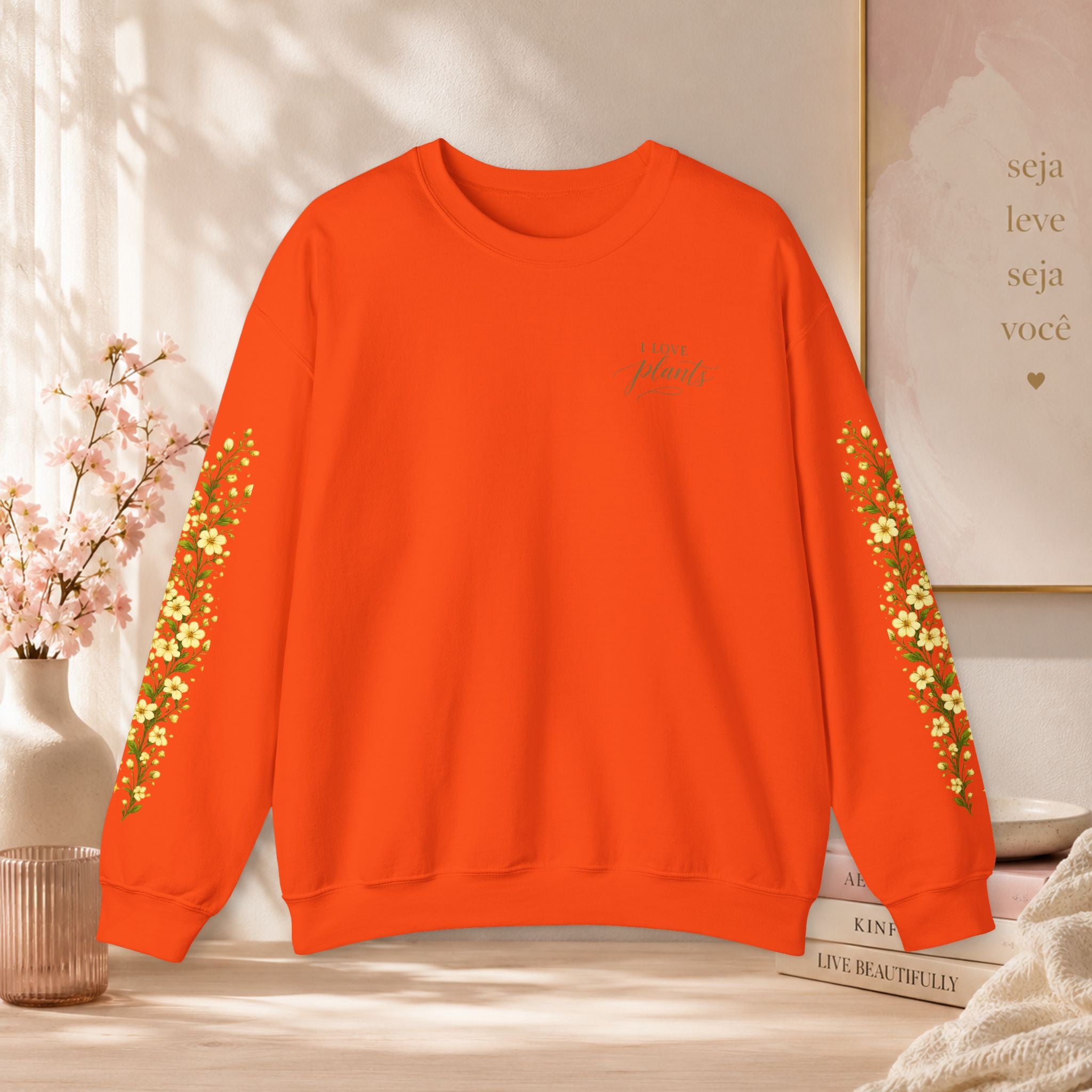 Sweatshirt Woman, coleção Floral, estampa floral