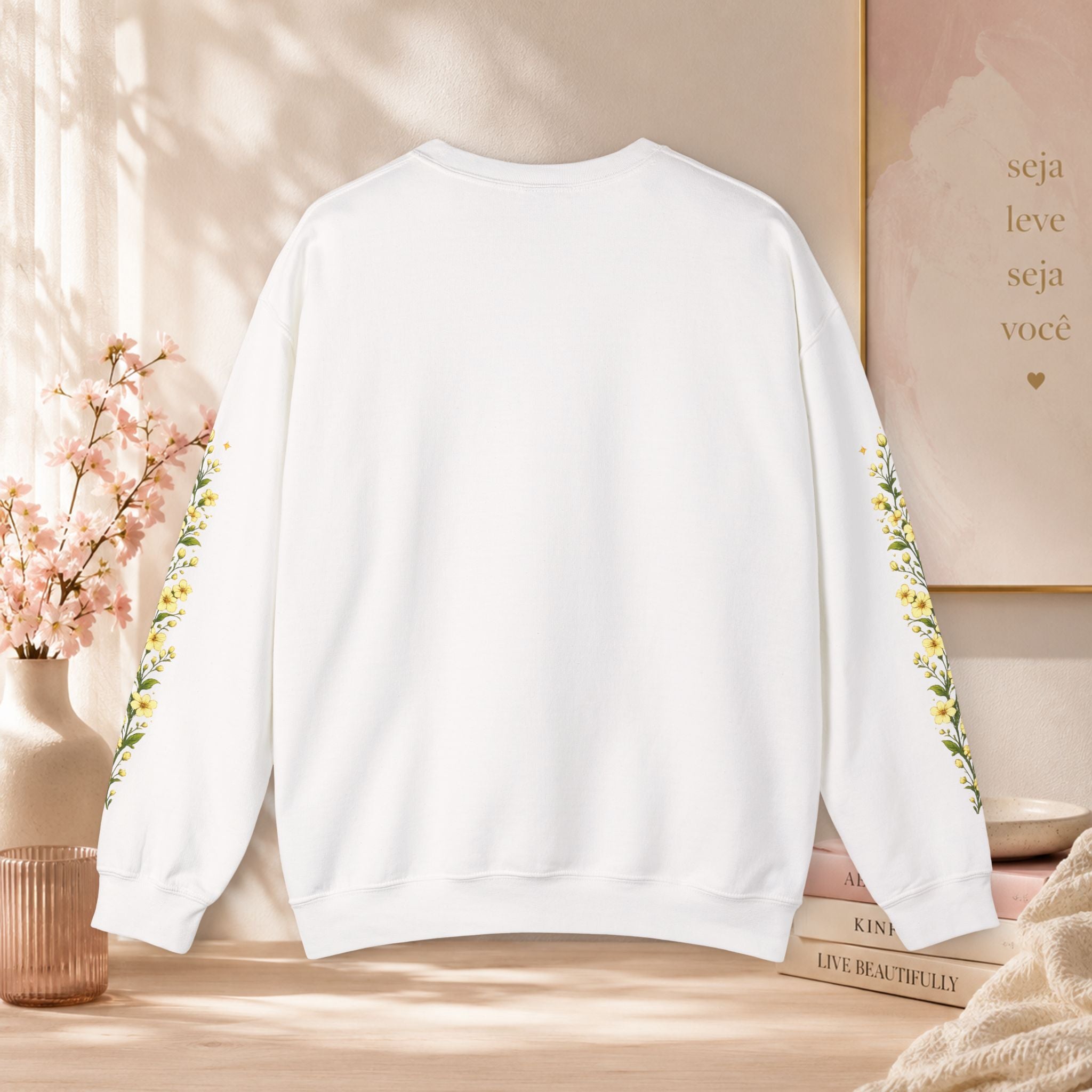 Sweatshirt Woman, coleção floral, manga floral