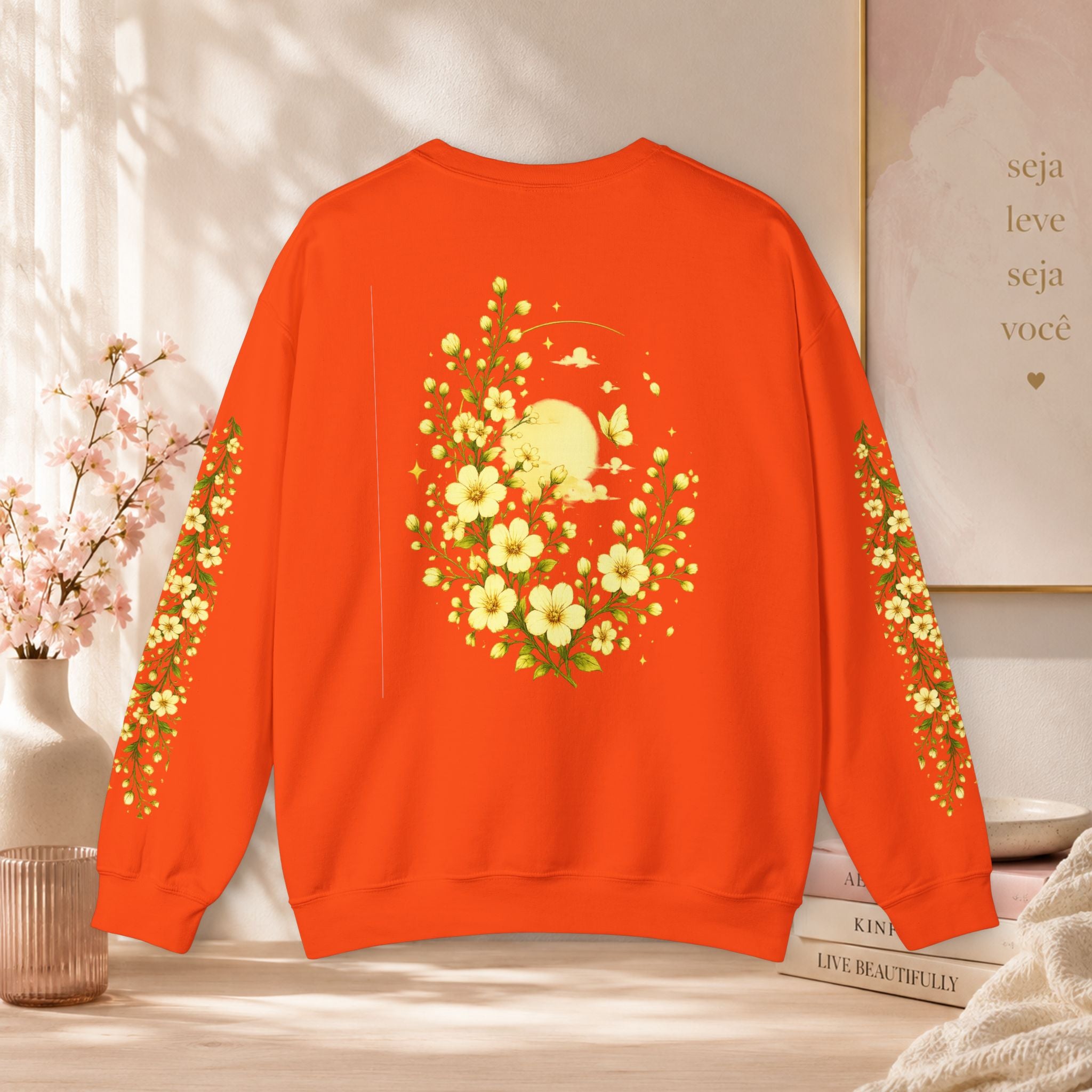 Sweatshirt Woman, coleção Floral, estampa floral