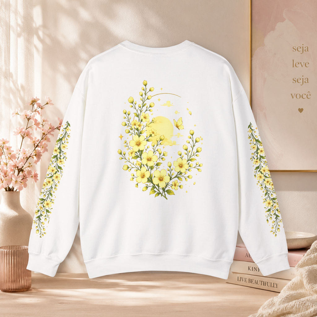 Sweatshirt Woman, coleção Floral, estampa floral