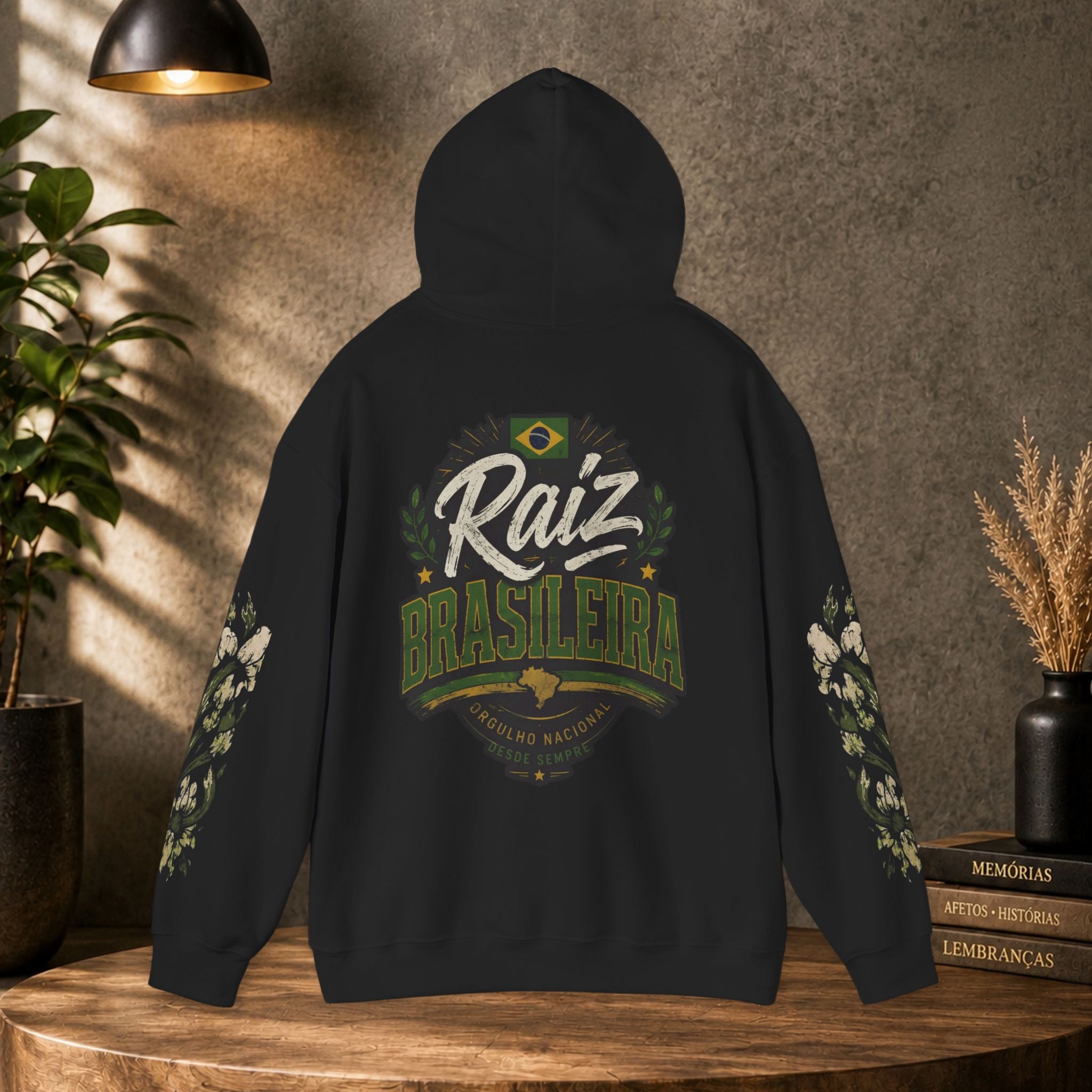 Hoodie man, moletom com capuz masculino, coleção Brasileiros em Portugal