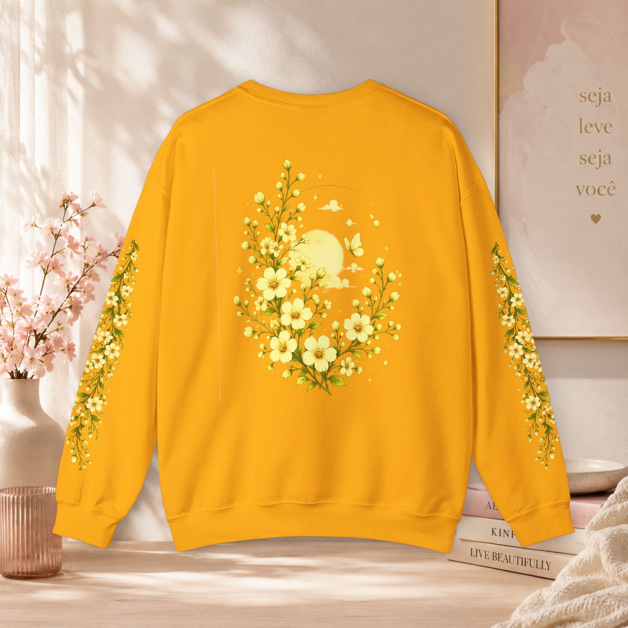 Sweatshirt Woman, coleção Floral, estampa floral