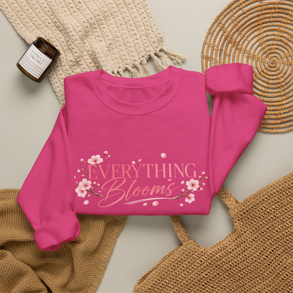 Sweatshirt Woman, coleção floral, flor de cerejeira