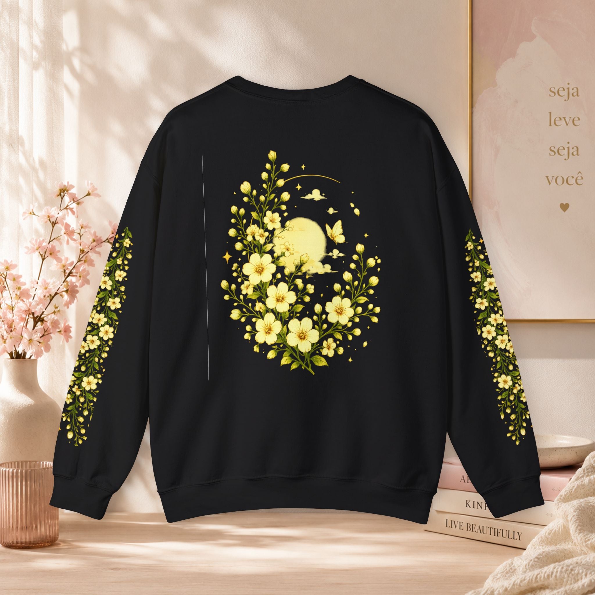 Sweatshirt Woman, coleção Floral, estampa floral