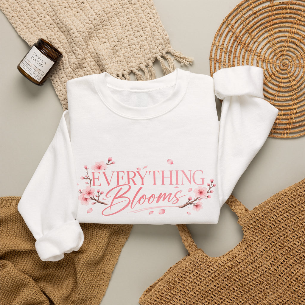 Sweatshirt Woman, coleção floral, flor de cerejeira