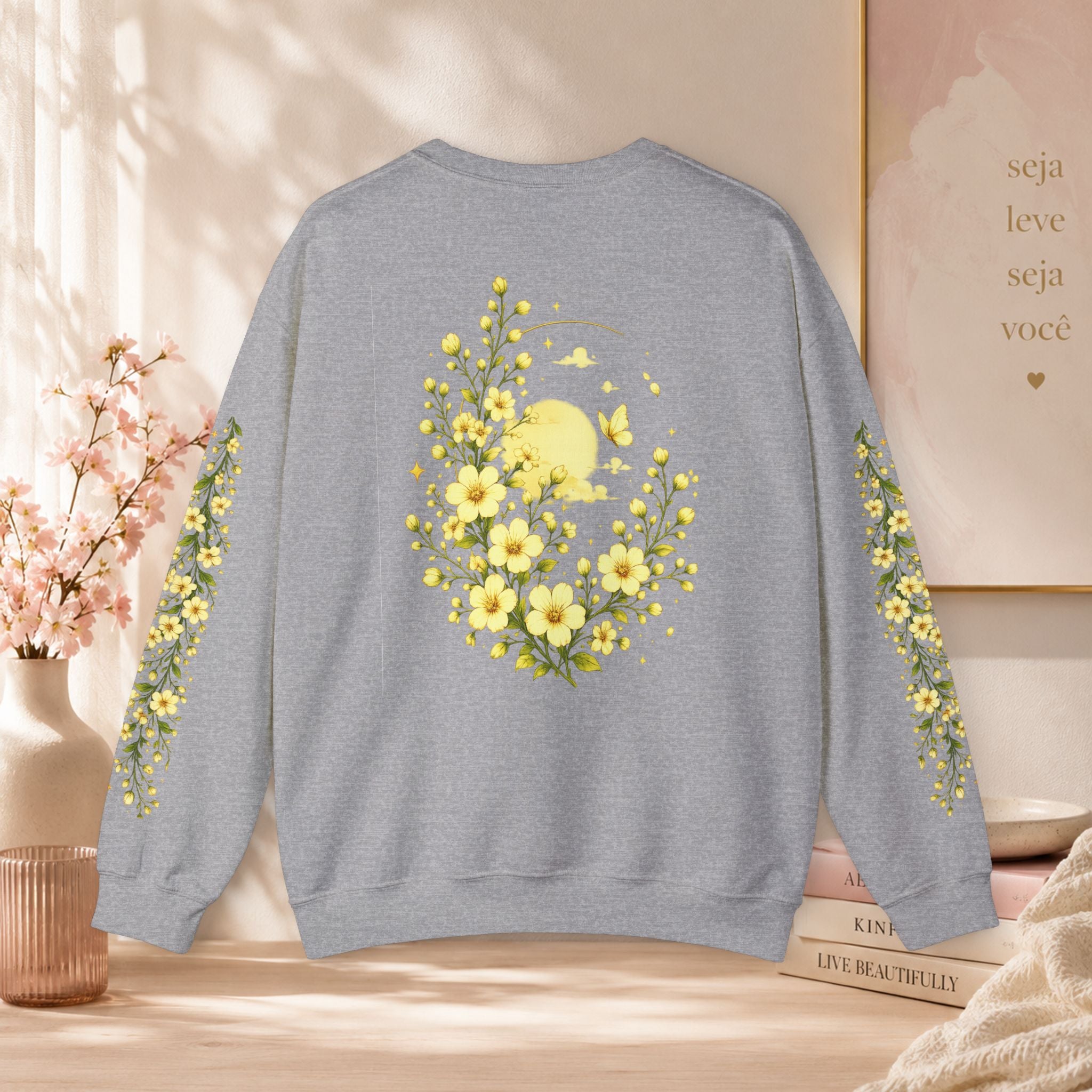 Sweatshirt Woman, coleção Floral, estampa floral
