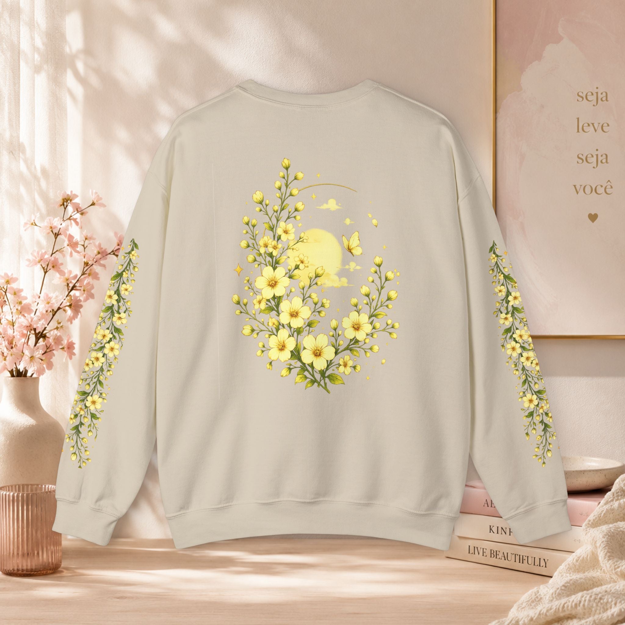 Sweatshirt Woman, coleção Floral, estampa floral