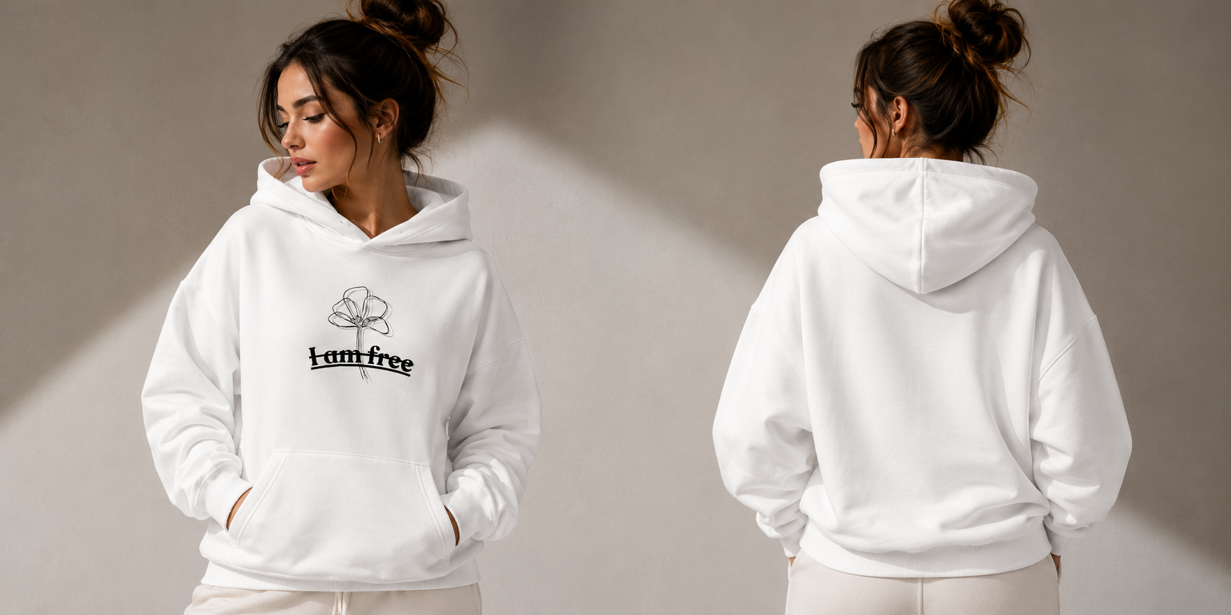 Classic Unisex Pullover Hoodie | Gildan® 1850, coleção frases motivacionais