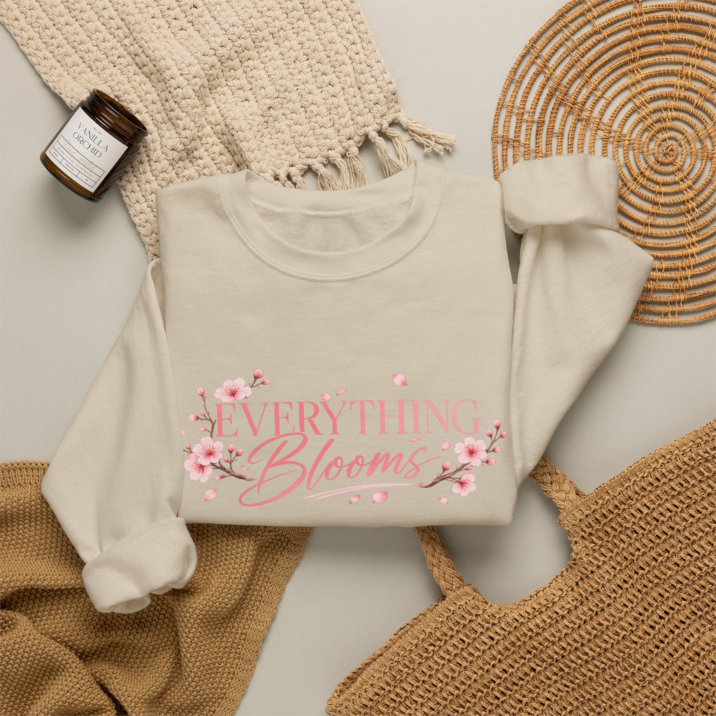 Sweatshirt Woman, coleção floral, flor de cerejeira