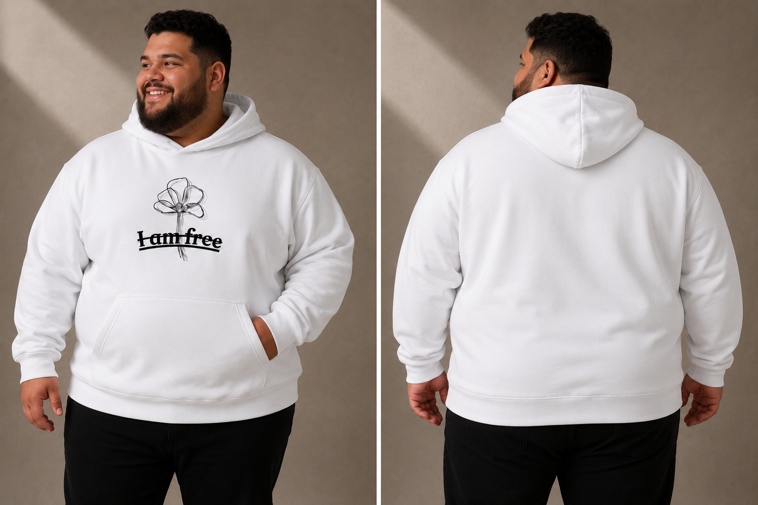 Classic Unisex Pullover Hoodie | Gildan® 1850, coleção frases motivacionais