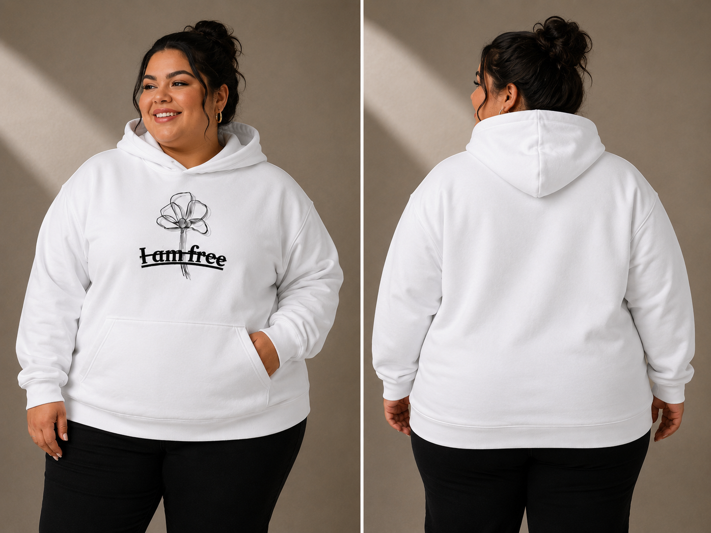 Classic Unisex Pullover Hoodie | Gildan® 1850, coleção frases motivacionais