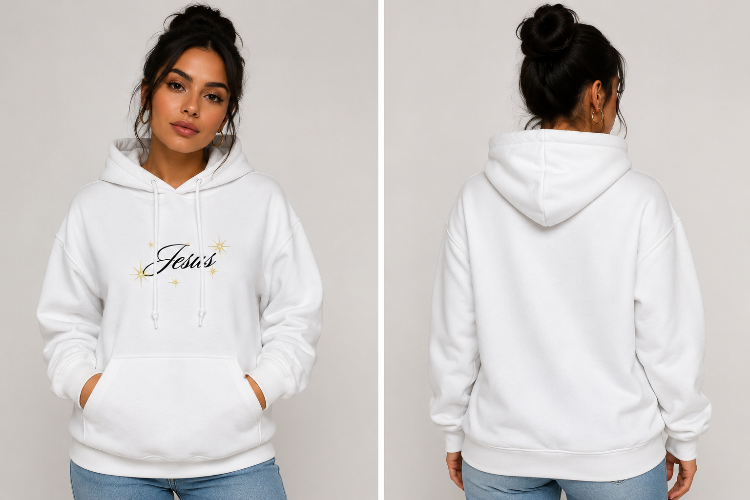 Classic Unisex Pullover Hoodie | Gildan® 18500 coleção frases gospel