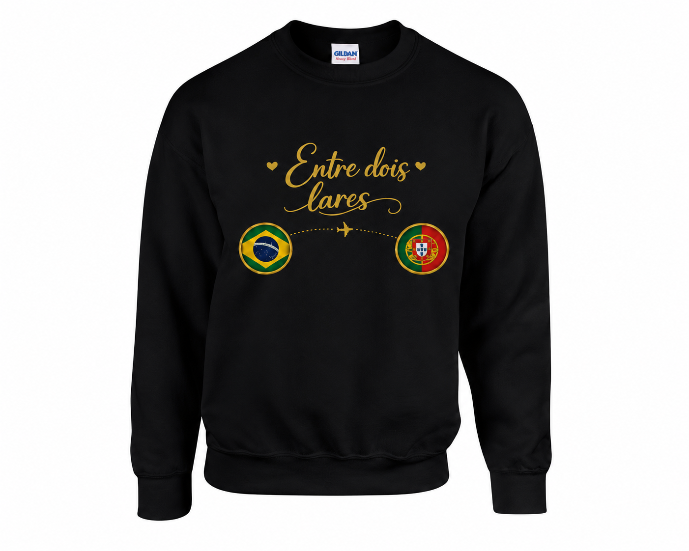 Classic Unisex Crewneck Sweatshirt, coleção Brasileiros em Portugal