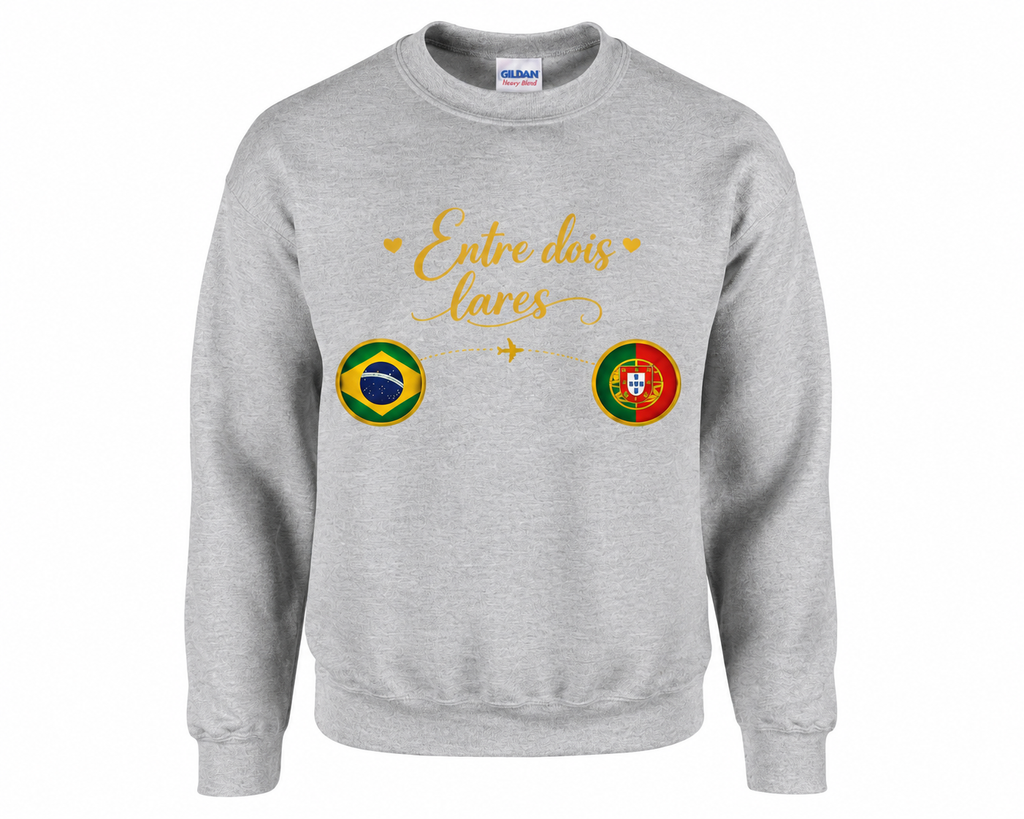 Classic Unisex Crewneck Sweatshirt, coleção Brasileiros em Portugal