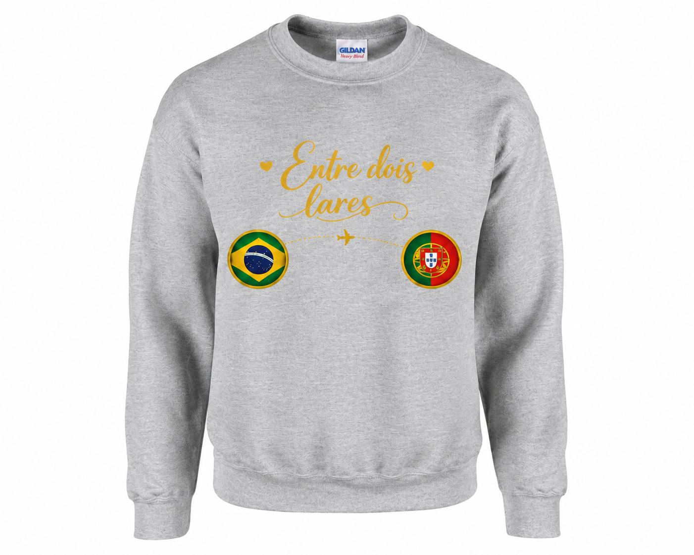 Classic Unisex Crewneck Sweatshirt, coleção Brasileiros em Portugal