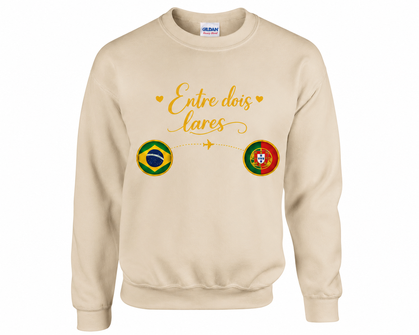 Classic Unisex Crewneck Sweatshirt, coleção Brasileiros em Portugal