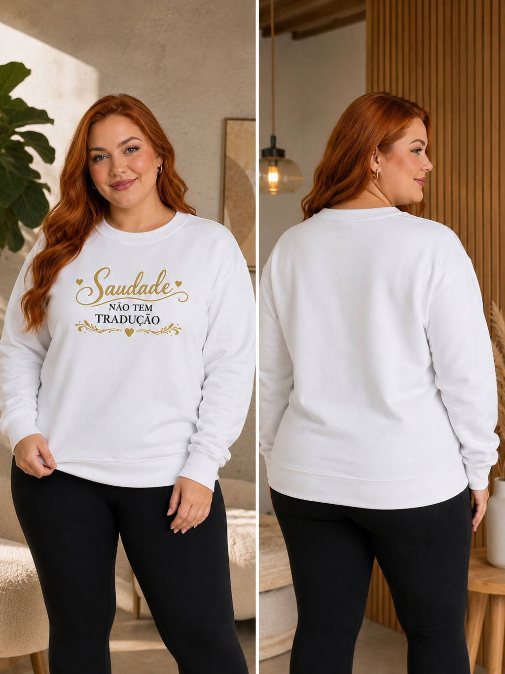 Classic Unisex Crewneck Sweatshirt | Gildan® 18000, Coleção Brasileiros em Portugal