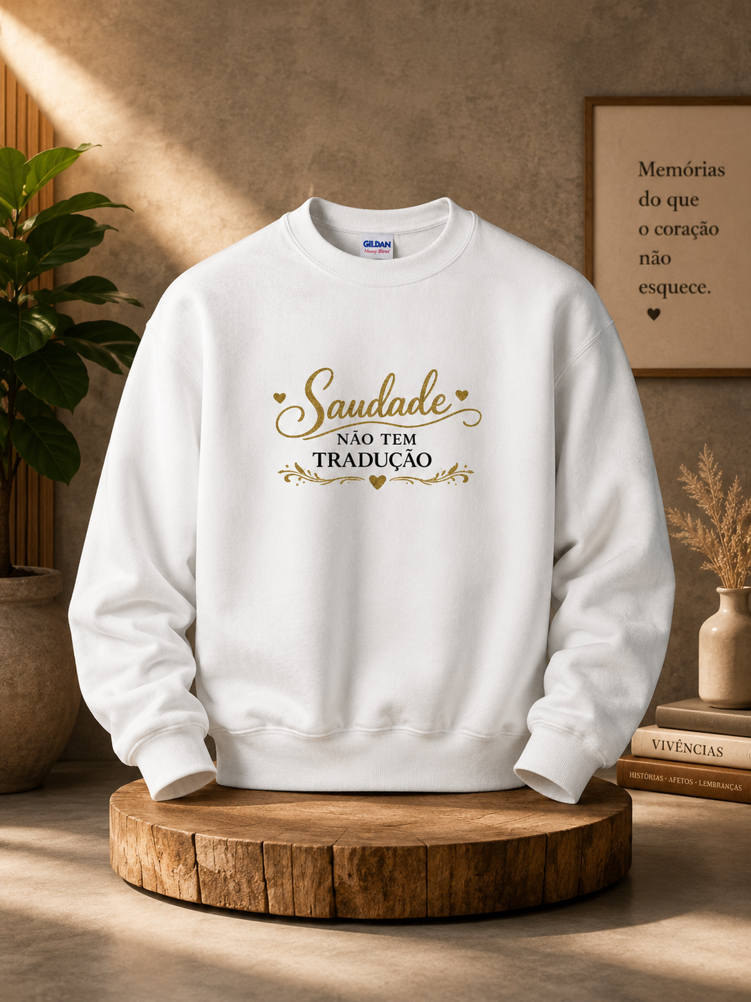 Classic Unisex Crewneck Sweatshirt | Gildan® 18000, Coleção Brasileiros em Portugal